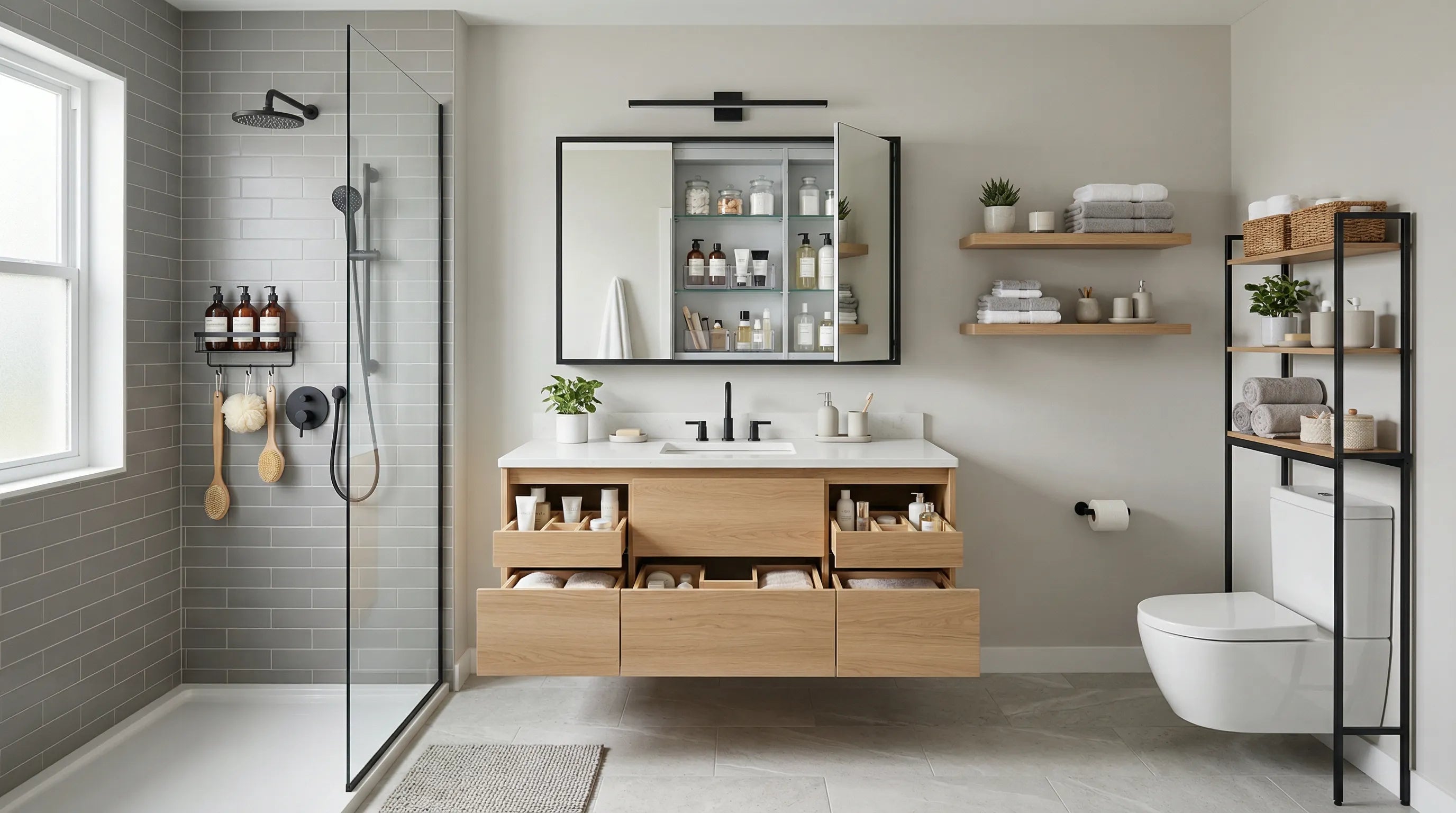 How to Choose the Right Bathroom Storage Solutions