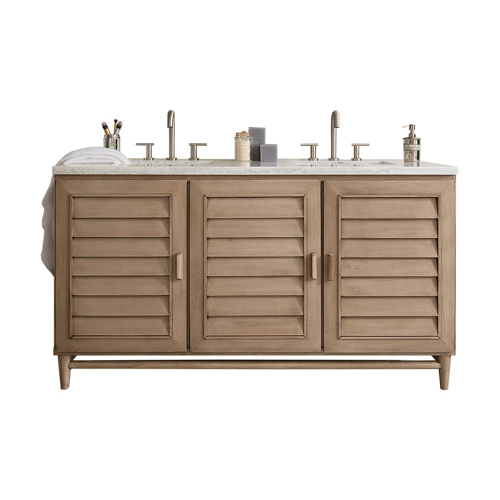 Whitewashed Walnut / Eternal Jasmine Pearl - 3 Faucet Holes