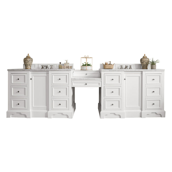Bright White / Carrara White - 3 Faucet Holes