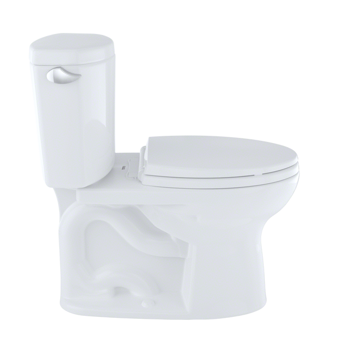 Toto Drake II Two Piece Elongated 1.28 GPF Universal Height Toilet with Cefiontect