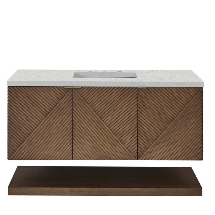 Chestnut / Eternal Jasmine Pearl - 3 Faucet Holes