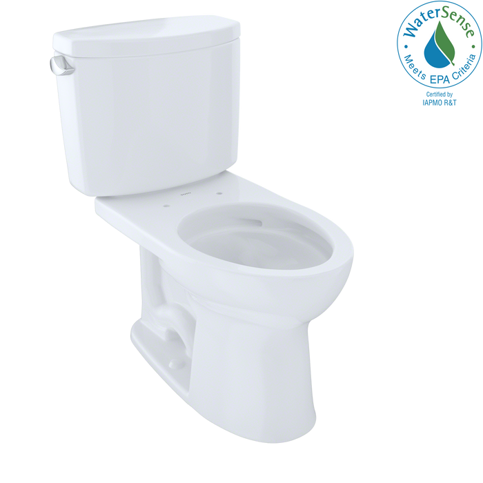 Toto Drake II Two Piece Elongated 1.28 GPF Universal Height Toilet with Cefiontect