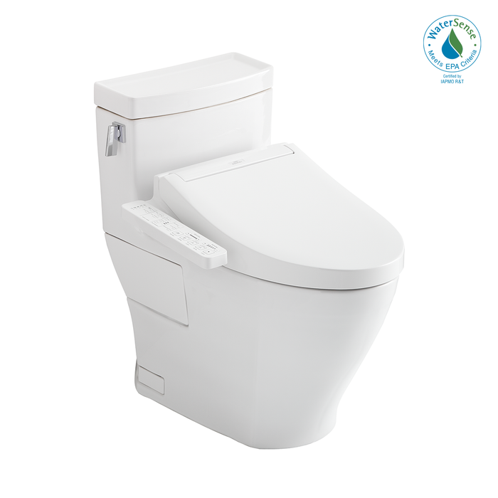 Toto Washlet+ Legato One Piece Elongated 1.28 GPF Toilet and Washlet C2 Bidet Seat