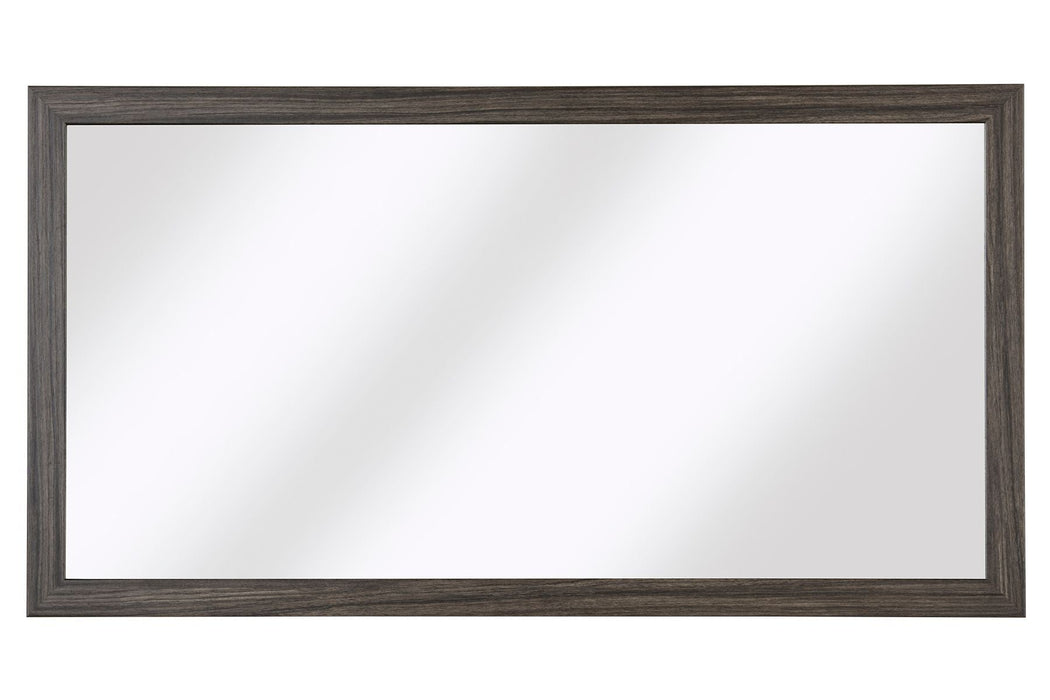 Sangallo Woodgrain 40" x 22" Shaker Mirror
