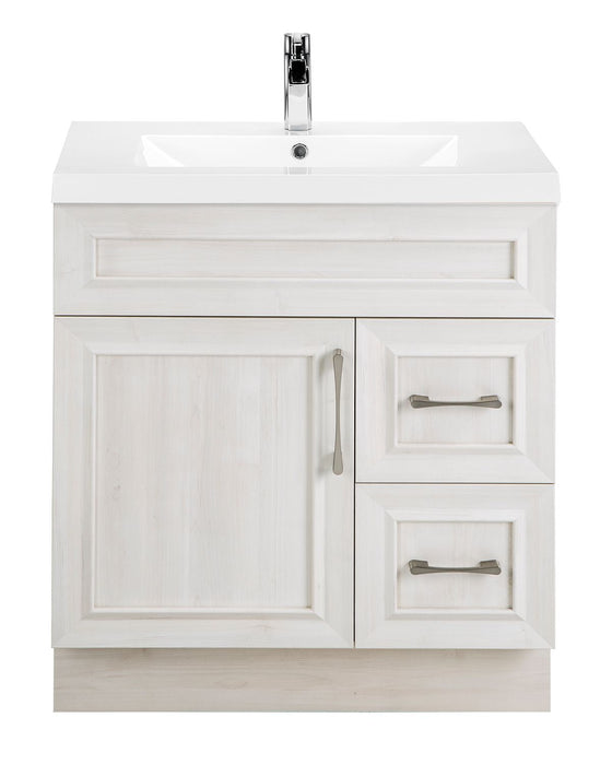 Classic 30" Bathroom Vanity - Right Drawers
