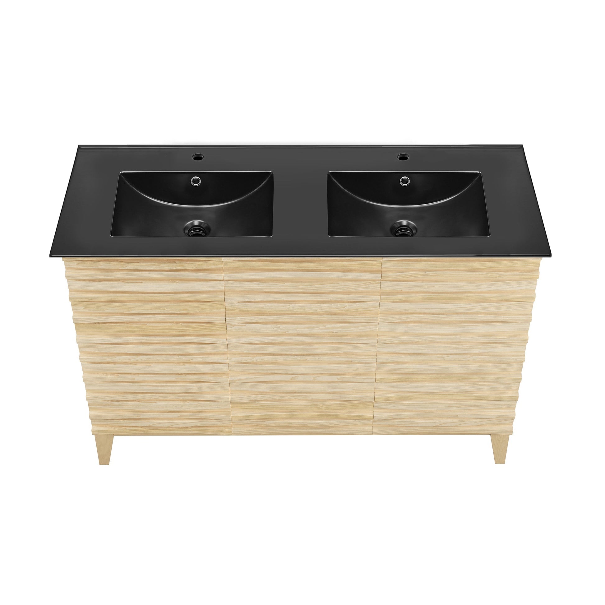 Natural Oak / Matte Black / 1-Hole
