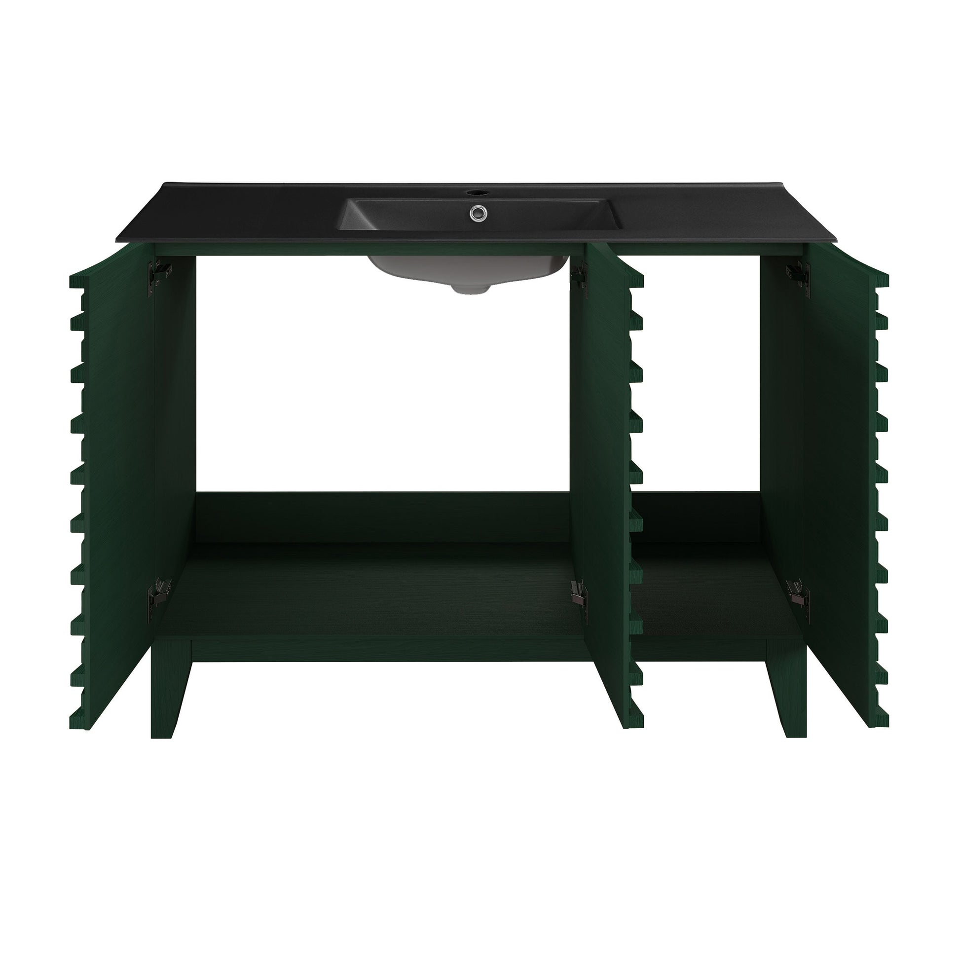 Green Oak / Matte Black / 1-Hole