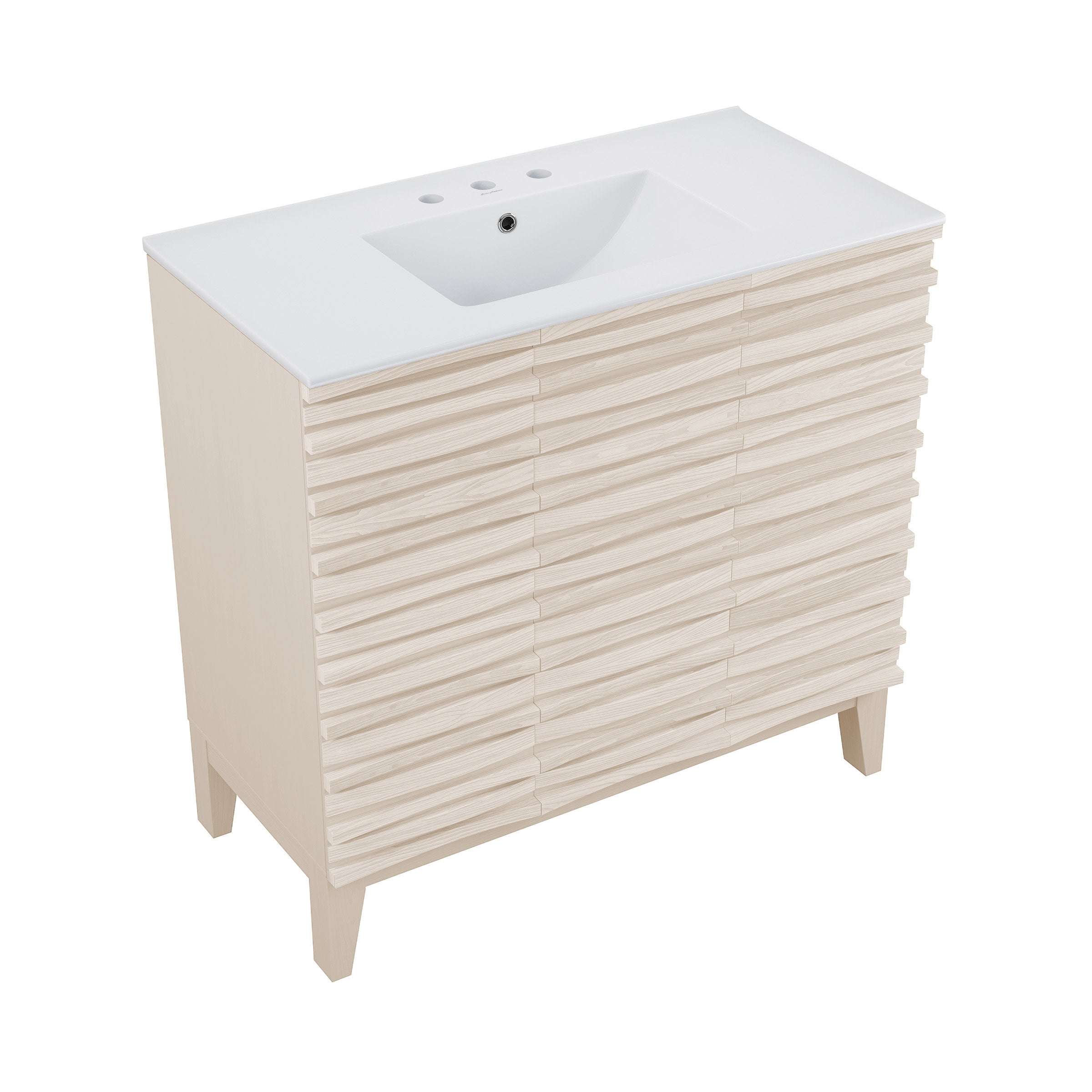 White Oak / White / 3-Hole