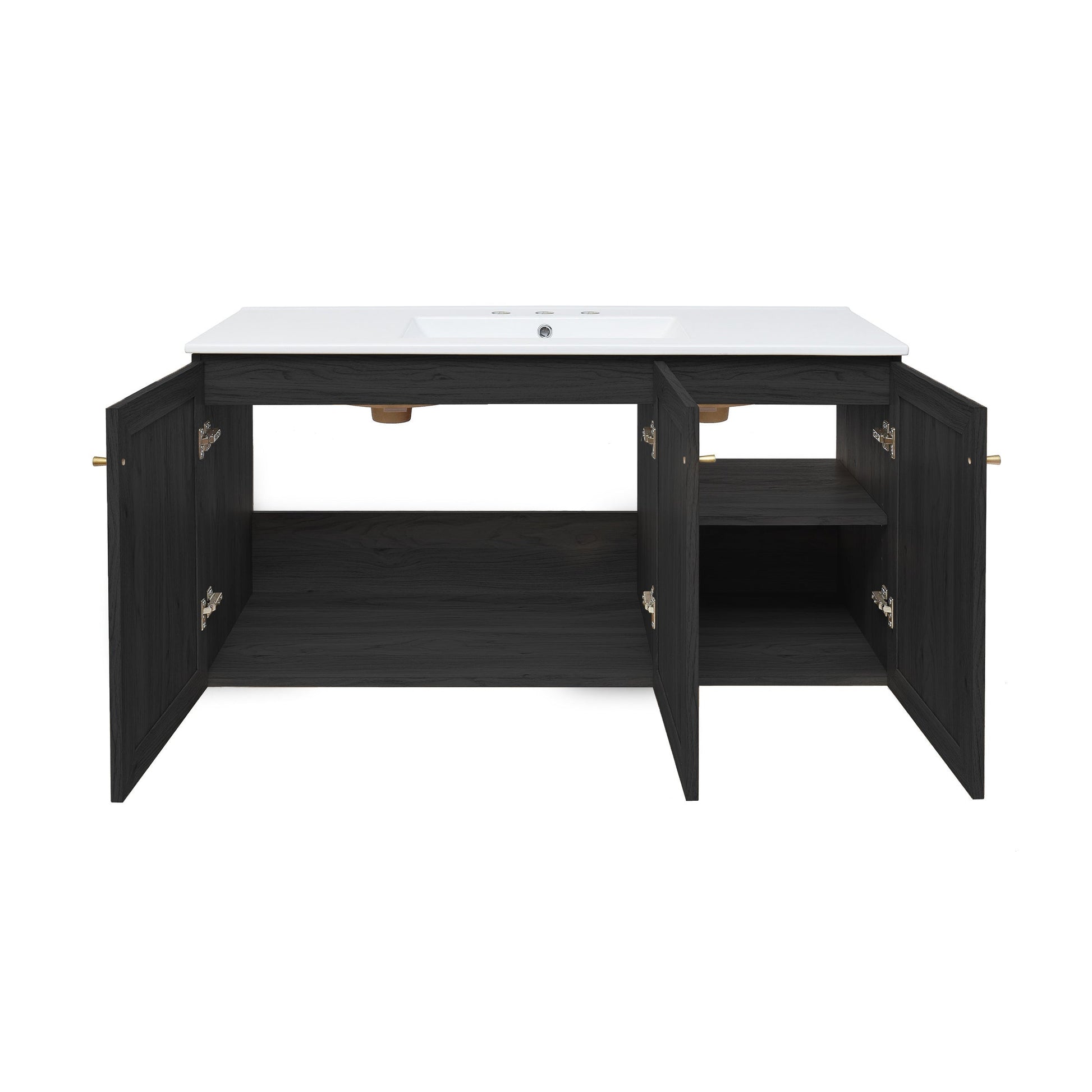 Black Oak / White / 3-Hole
