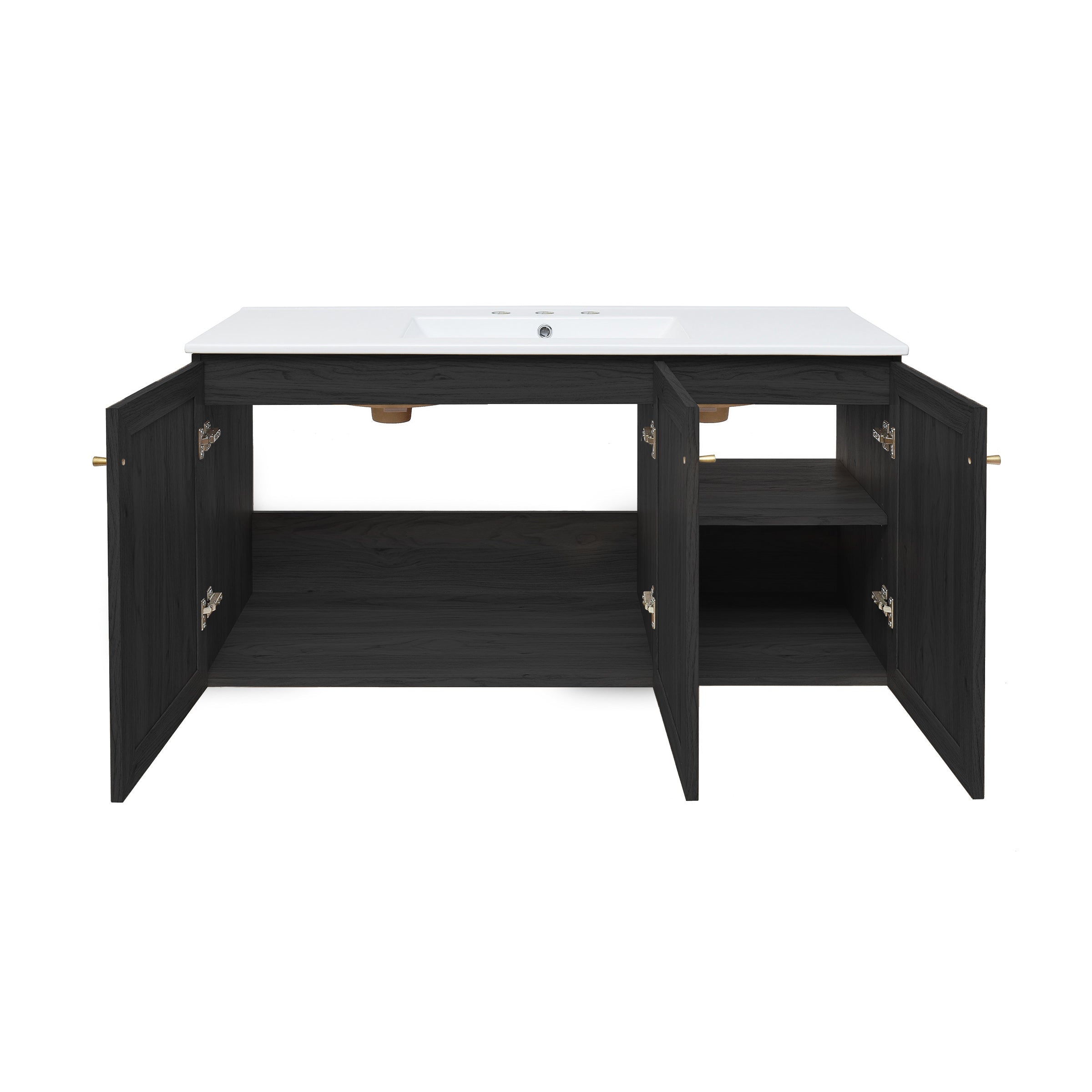 Black Oak / White / 3-Hole