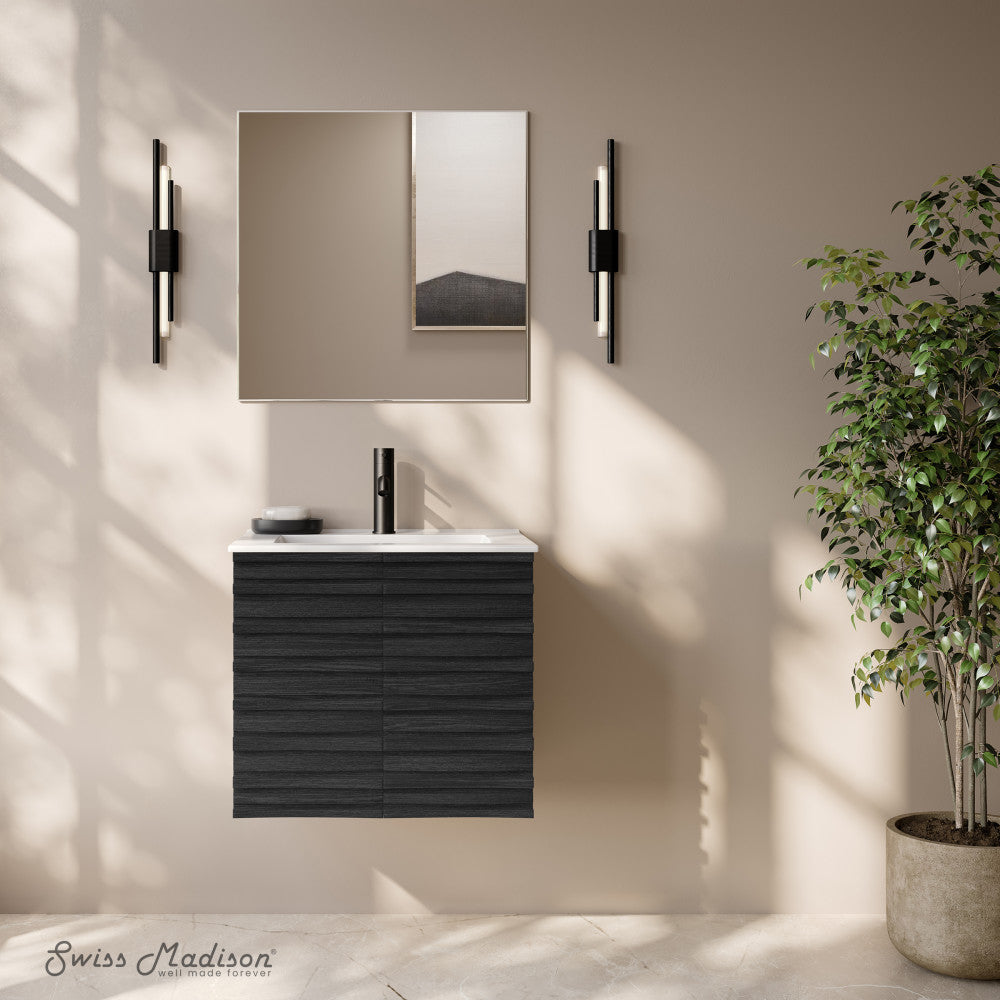 Black Oak / White / 1-Hole