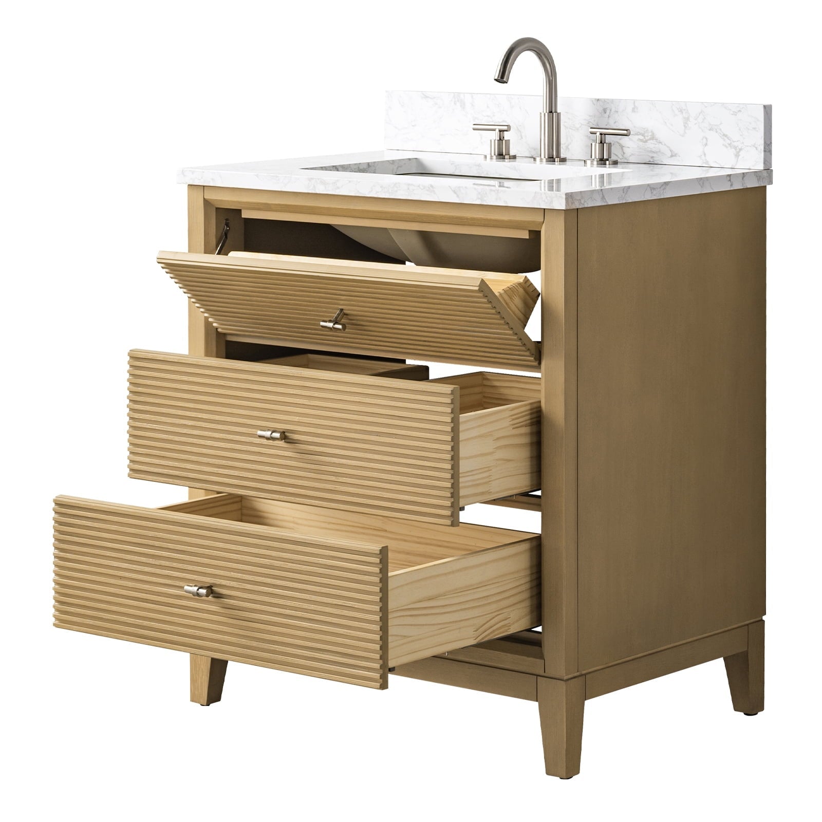 Linear Natural Oak / Brushed Nickel