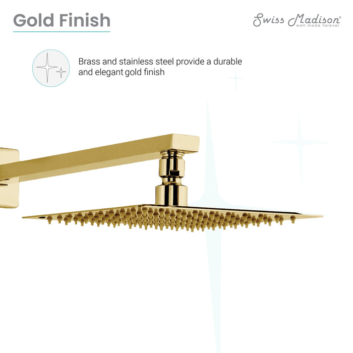 Brushed Gold / Without Tub Filler