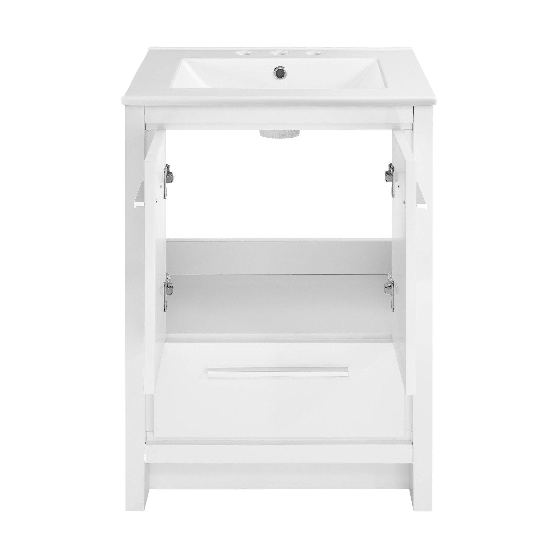 White / White / 3-Hole