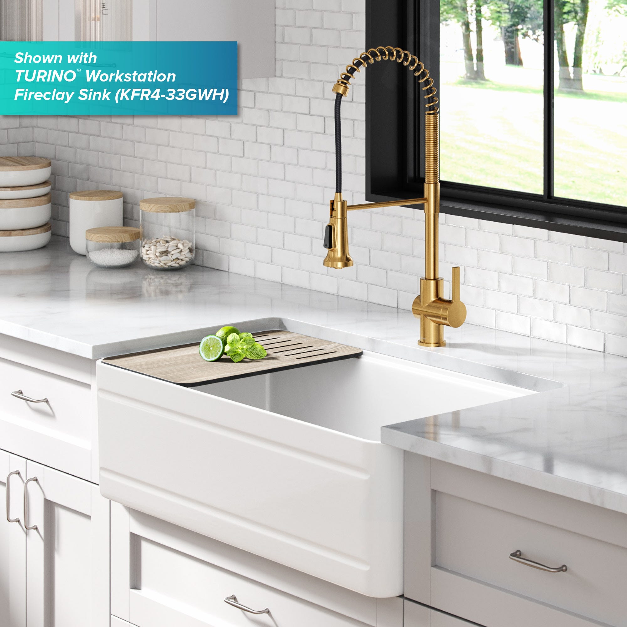 Brushed Brass / Pull Down