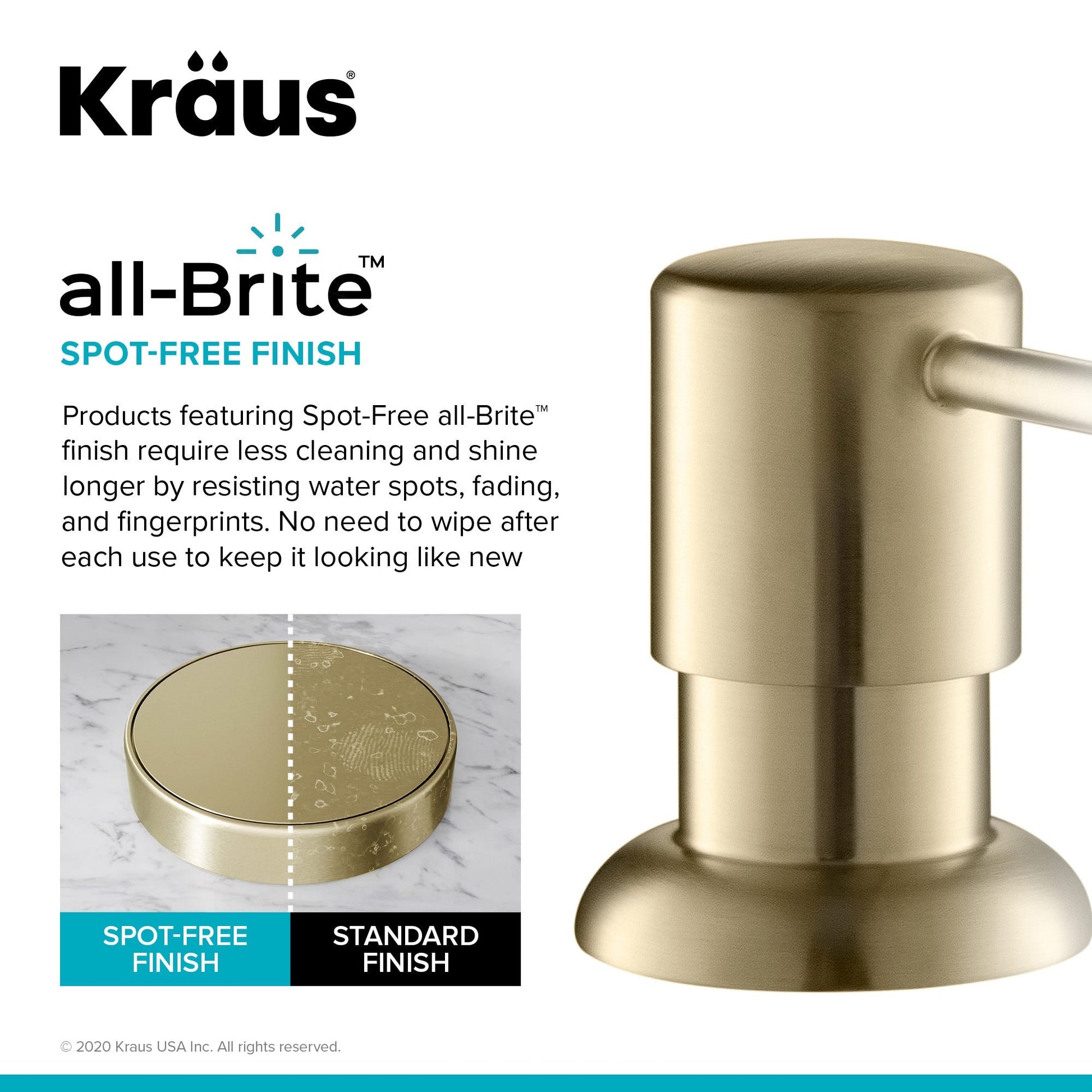 Spot Free Antique Champagne Bronze