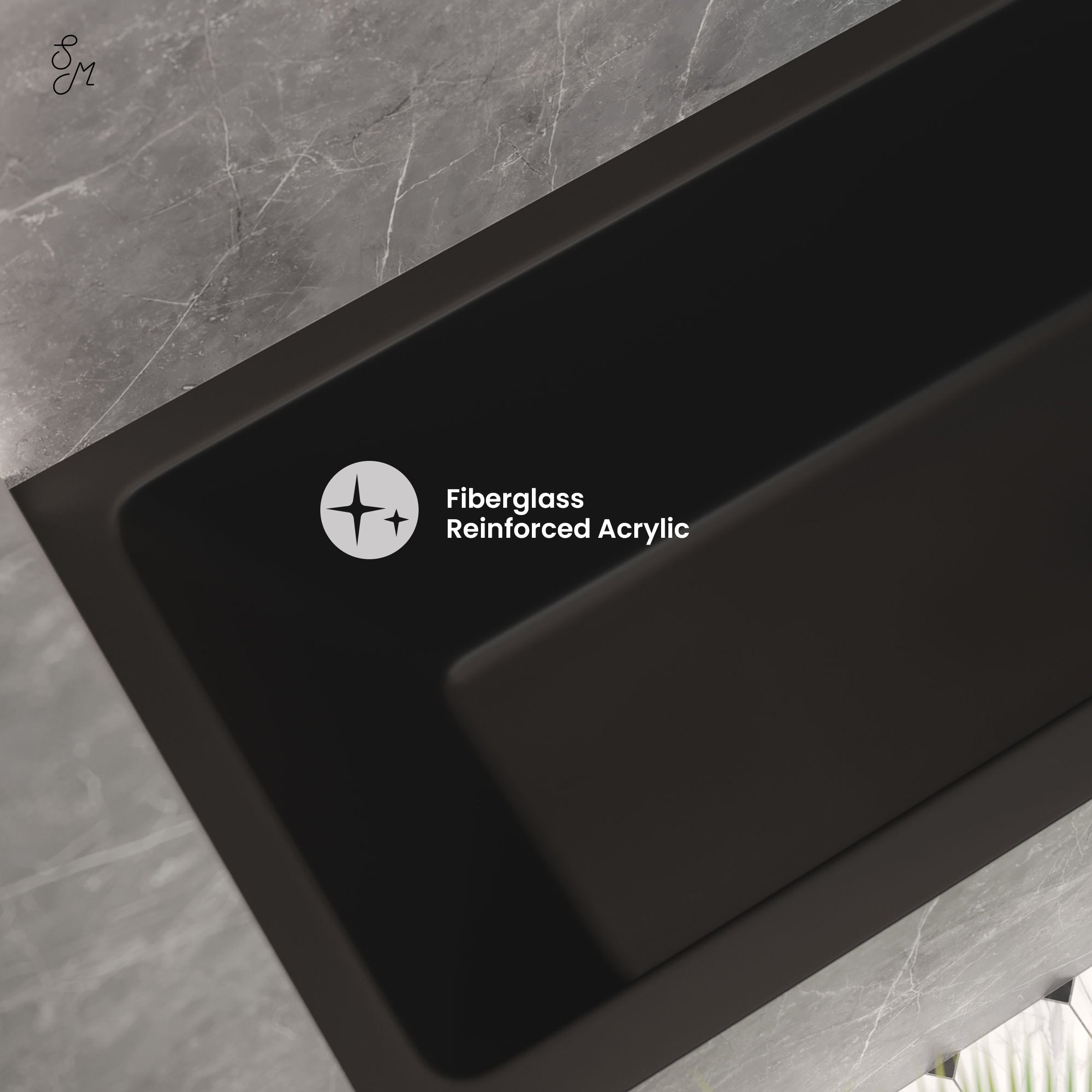 Matte Black / Alcove - No Apron / Right