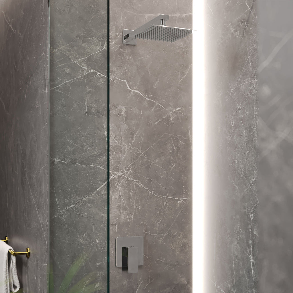 Polished Chrome / Without Tub Filler