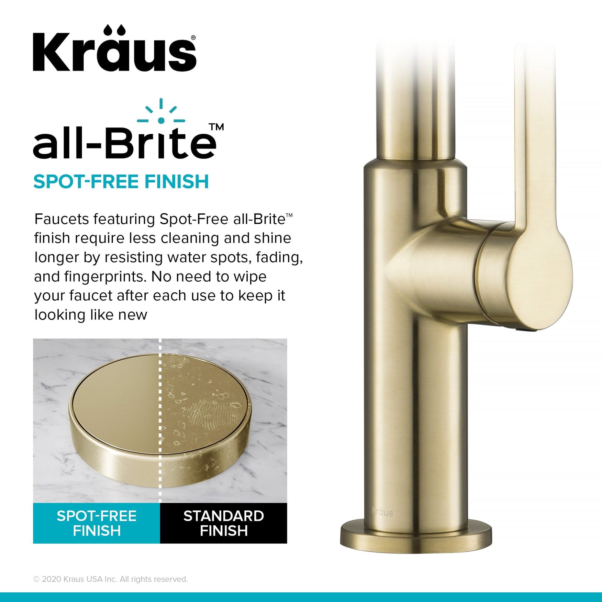 Spot Free Antique Champagne Bronze