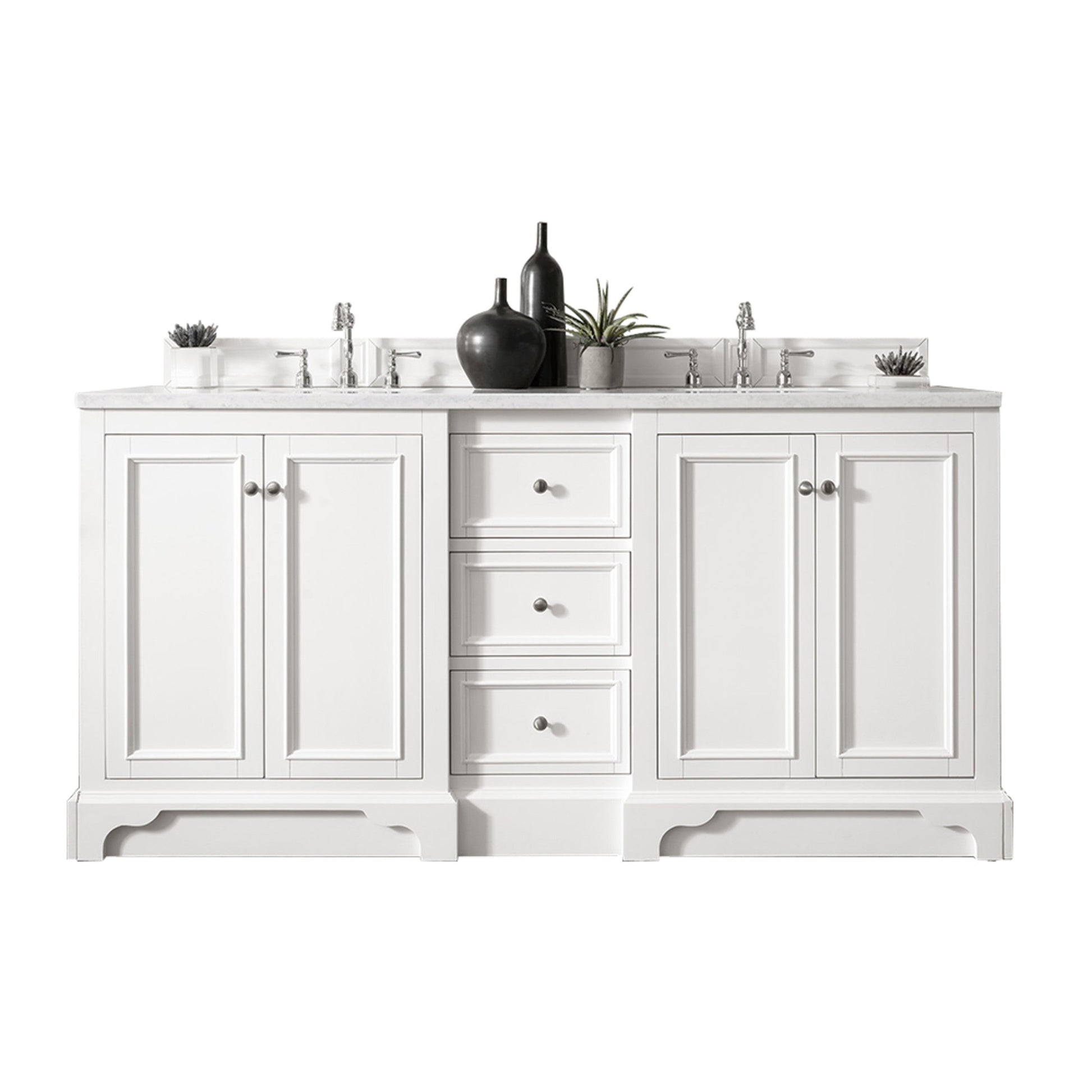 Bright White / White Zeus - 3 Faucet Holes