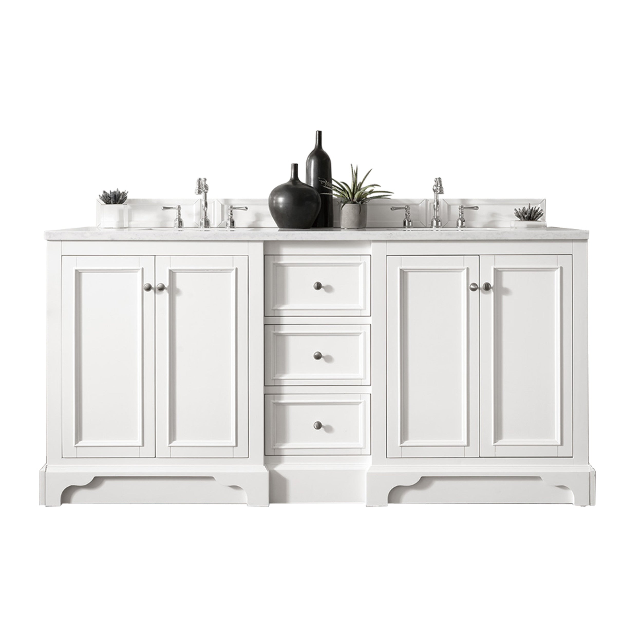 Bright White / White Zeus - 3 Faucet Holes