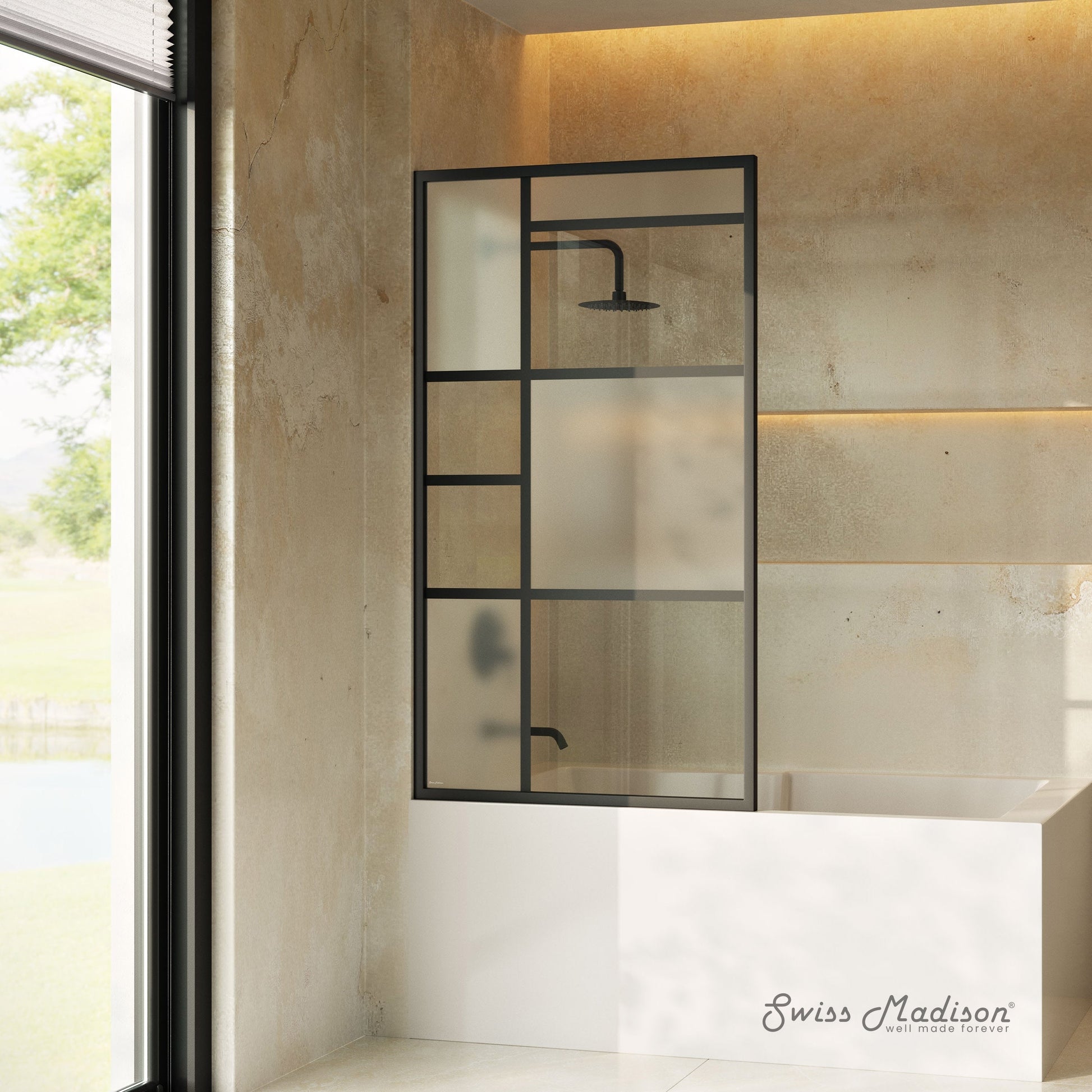 Matte Black / Tub Door