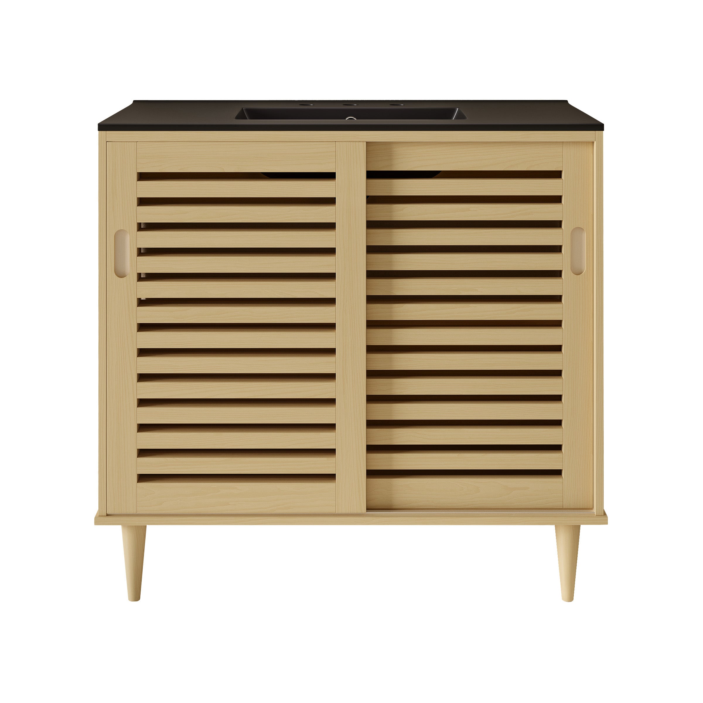 Natural Oak / Black / 3-Hole