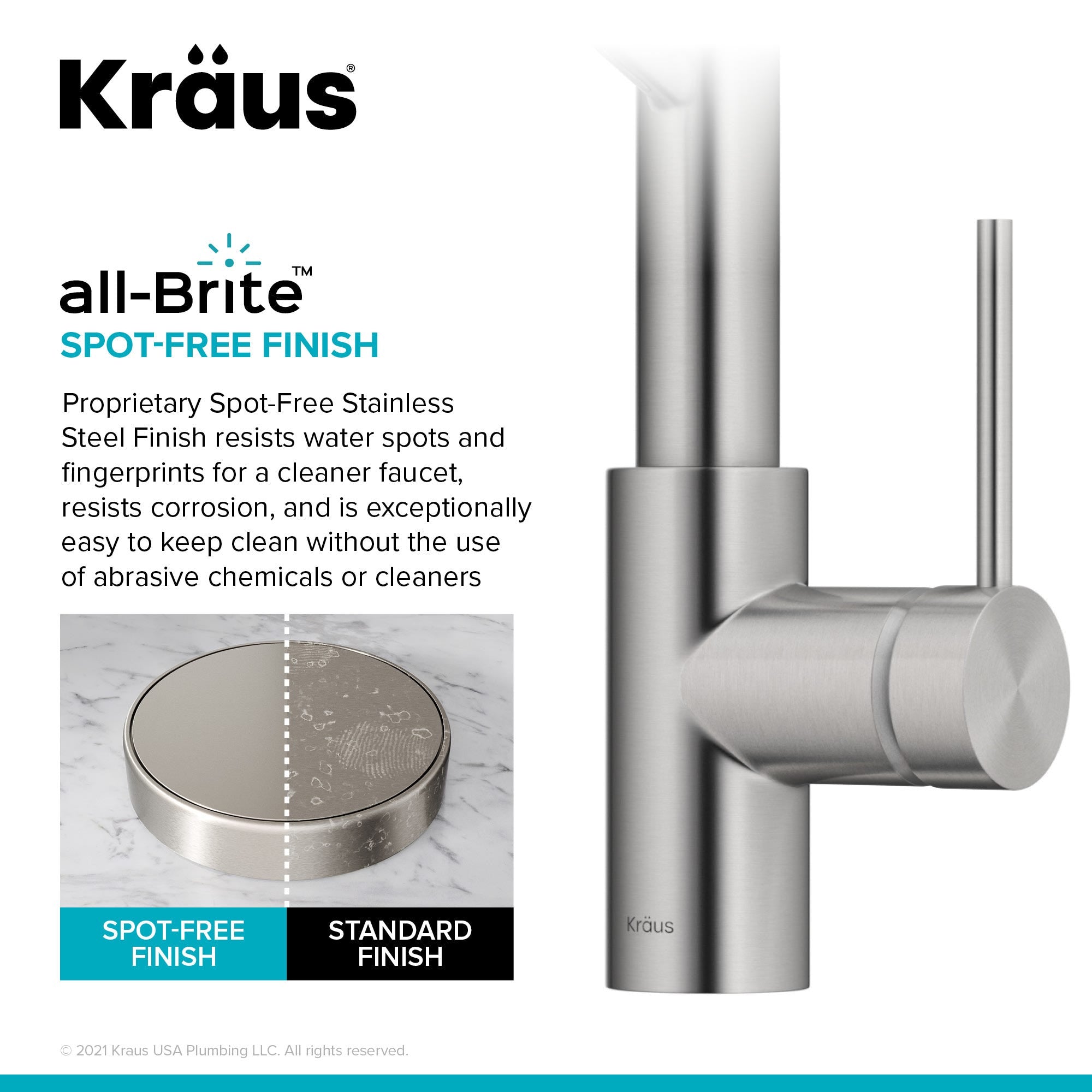 Spot Free Stainless Steel / Pull Down / Yes