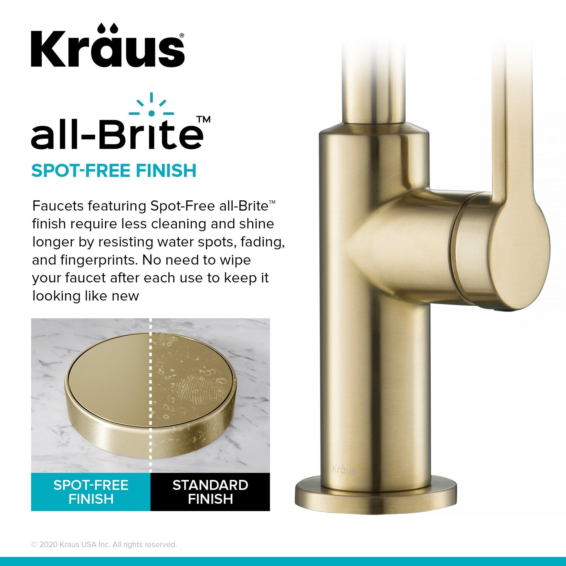 Spot Free Antique Champagne Bronze