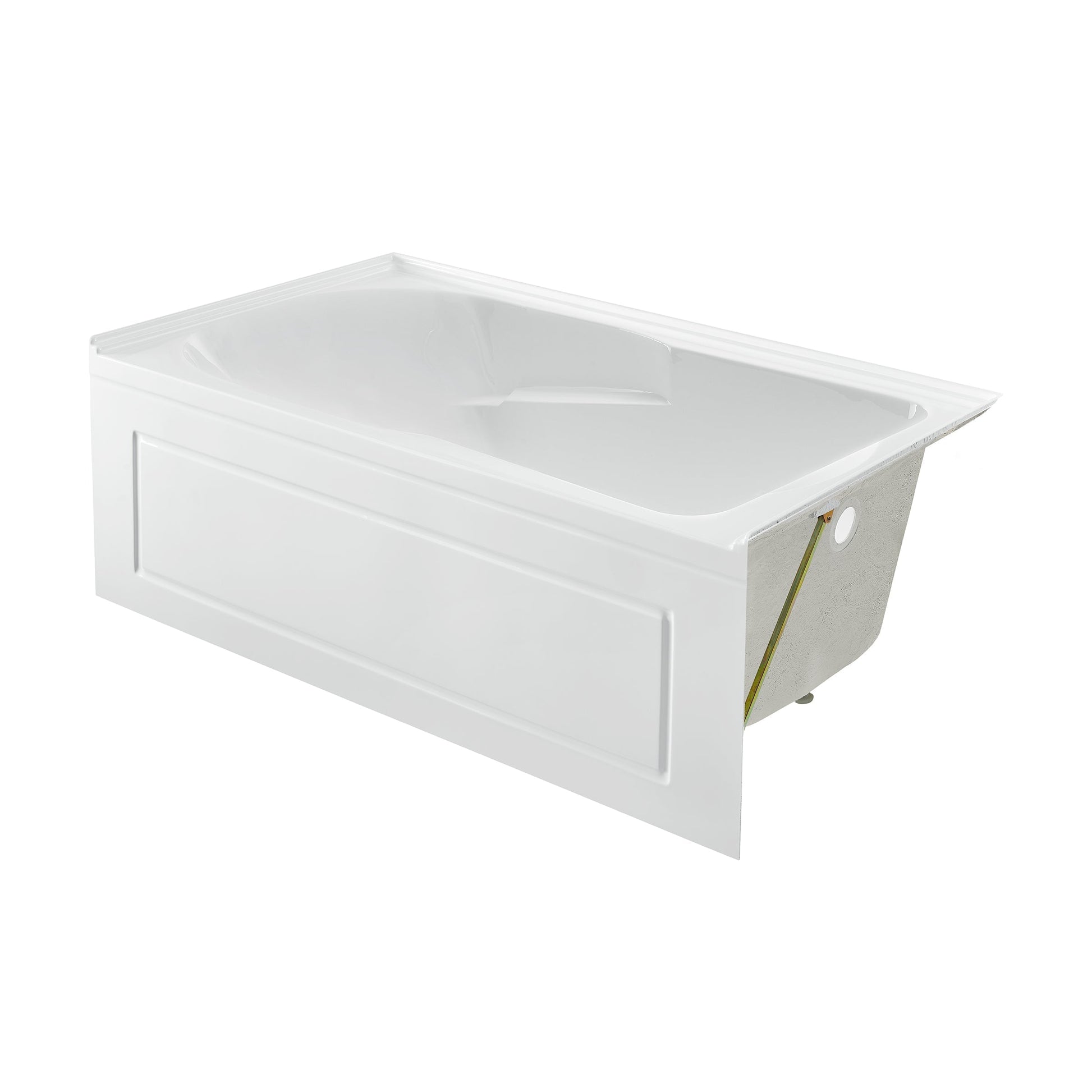 Glossy White / Right / Alcove - Apron