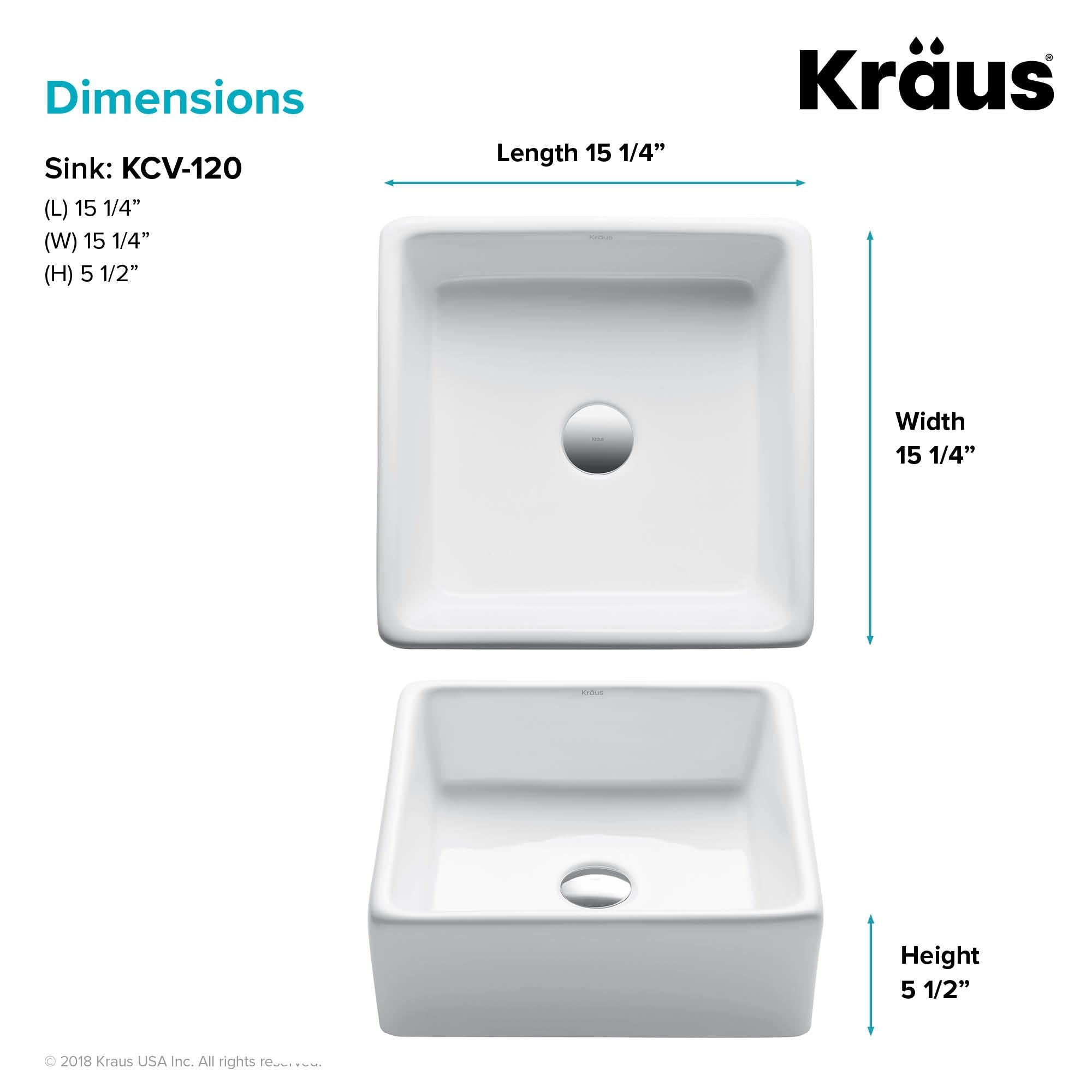 Kraus Elavo Ceramic 15.2