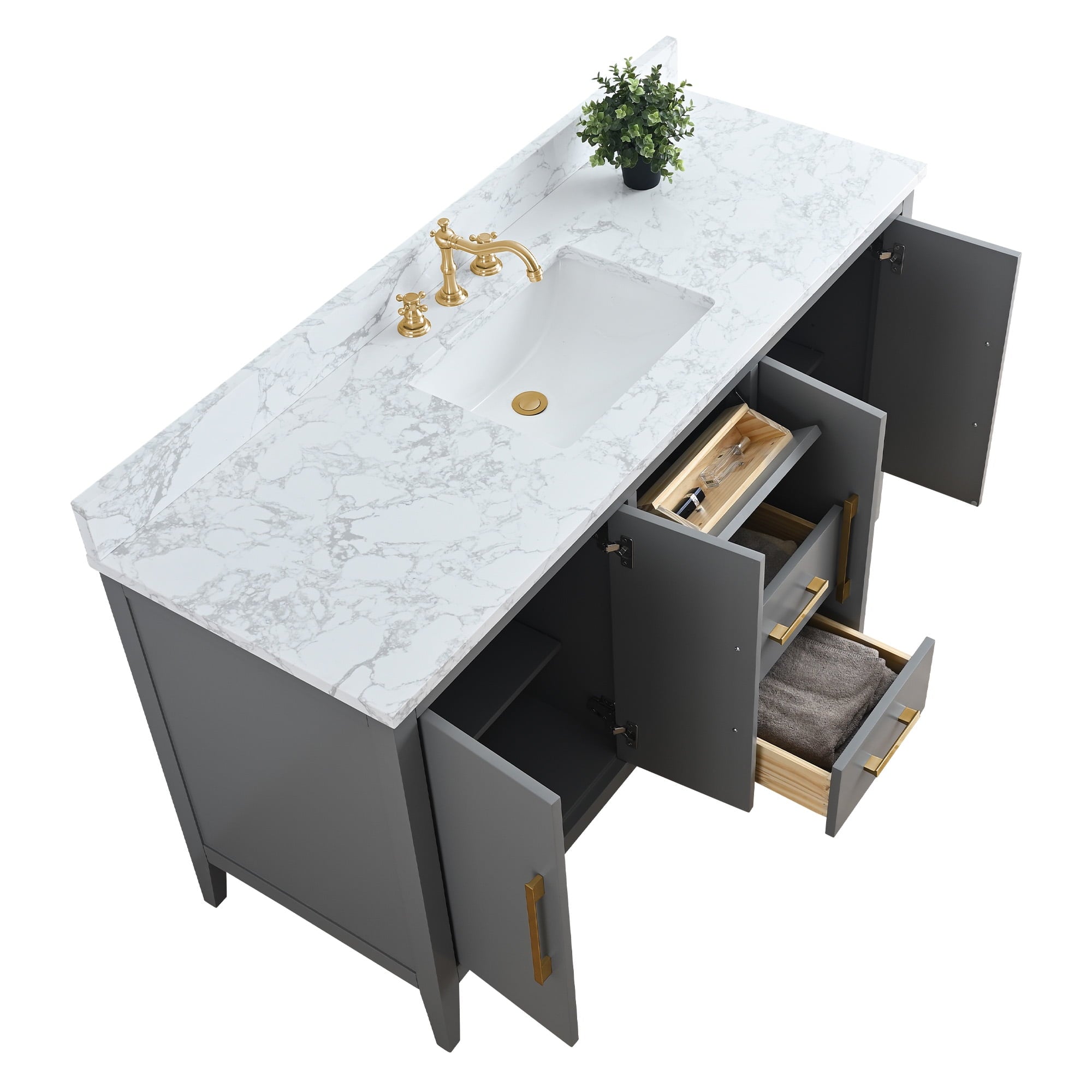 Cashmere Gray / Golden Brushed
