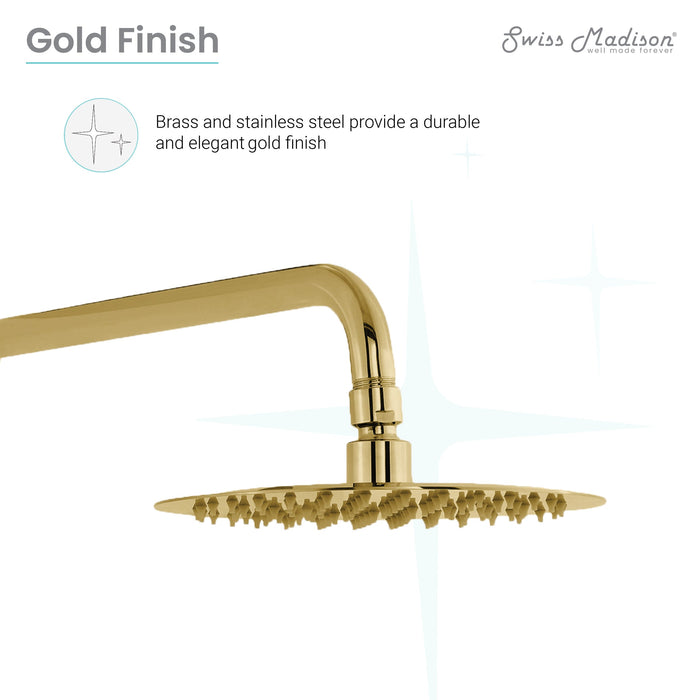 Brushed Gold / Without Hand Sprayer / Without Tub Filler