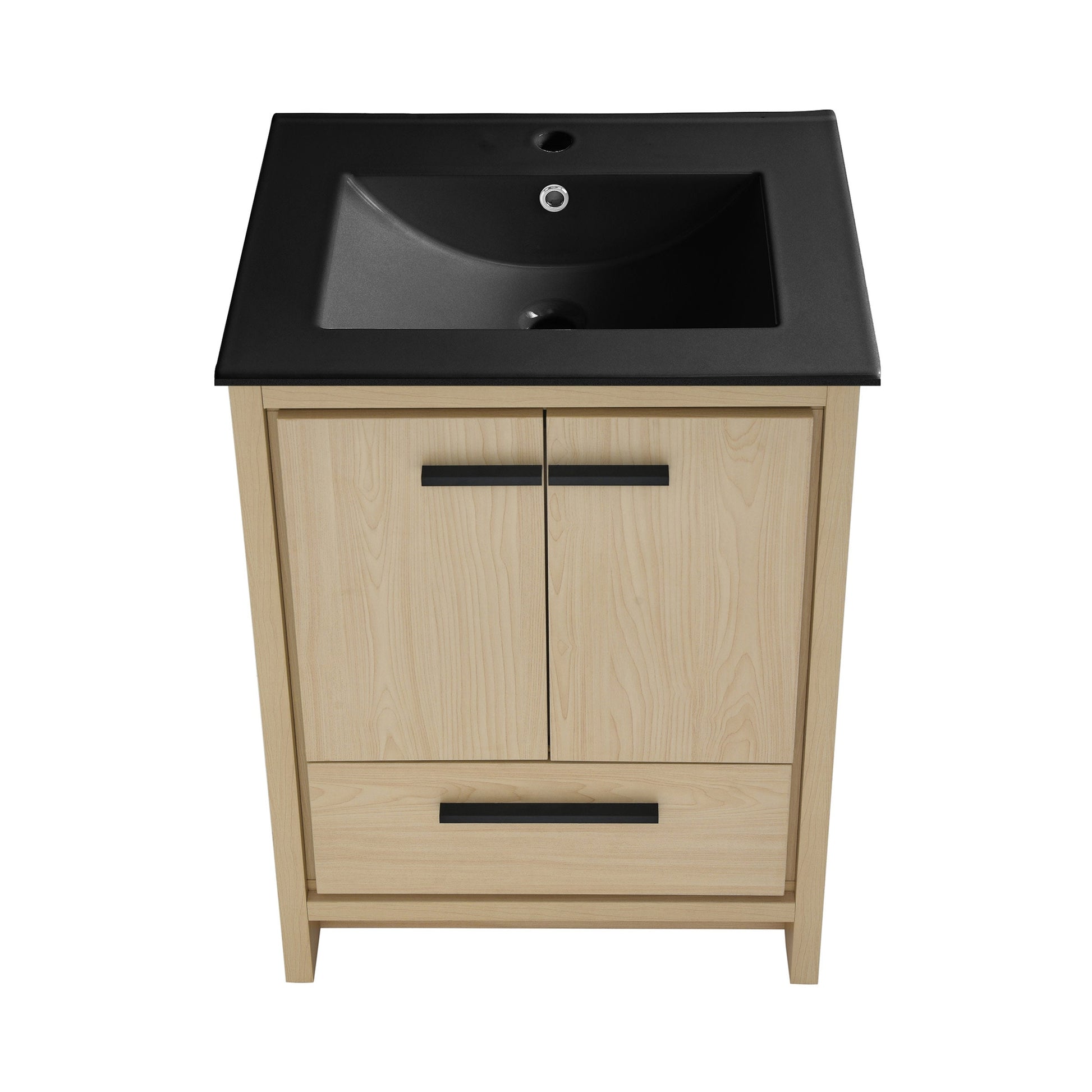 Natural Oak / Matte Black / 1-Hole