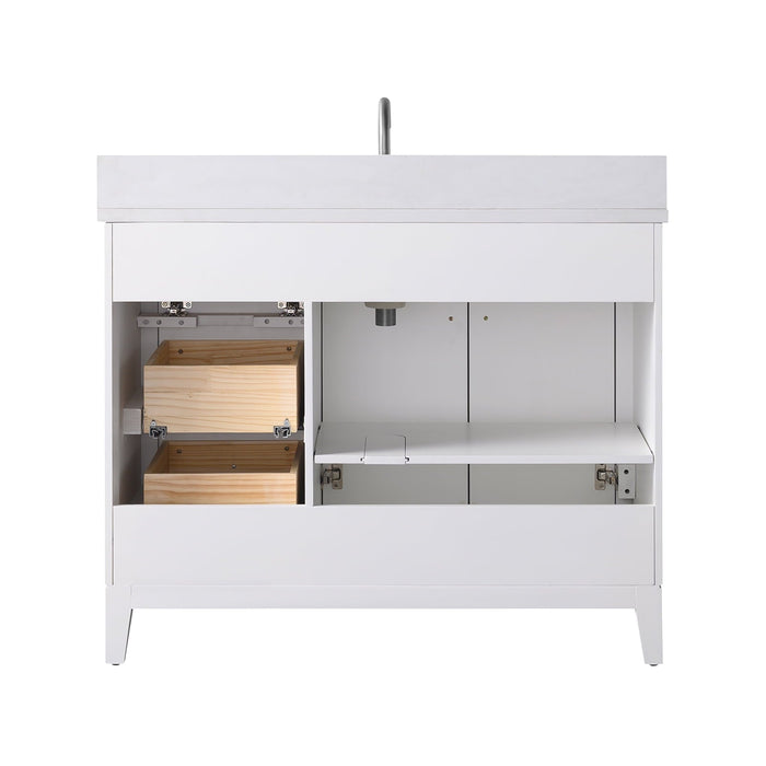 Linear White / Brushed Nickel
