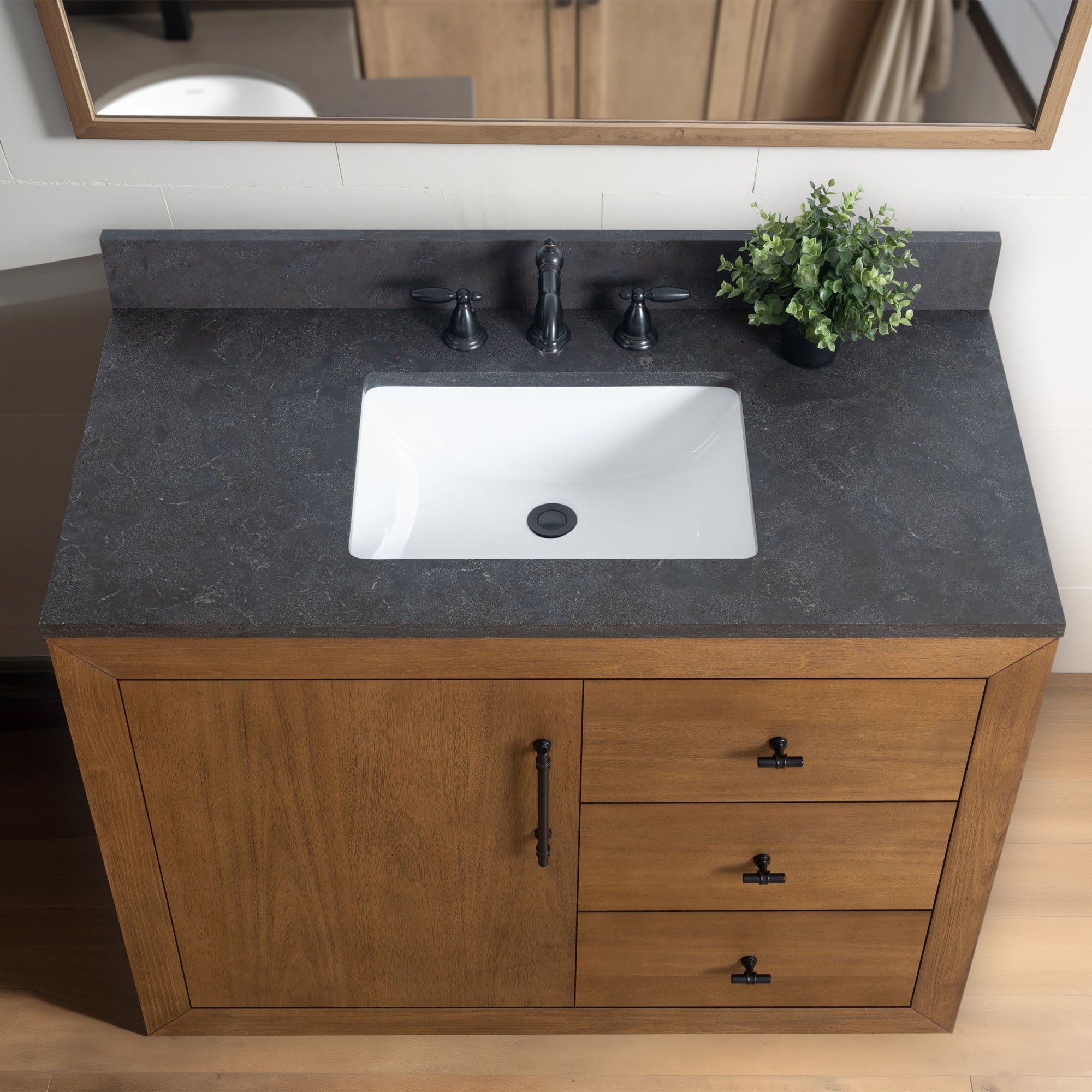 Tan / Black Limestone