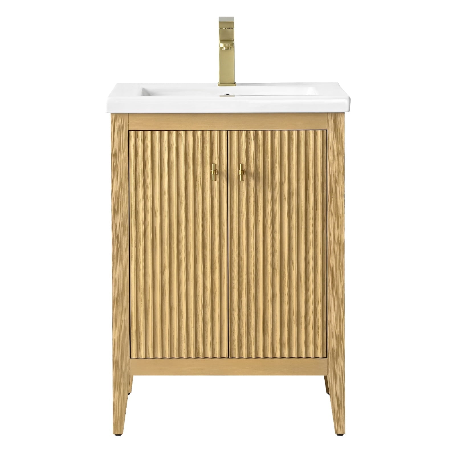 Linear Natural Oak / Golden Brushed