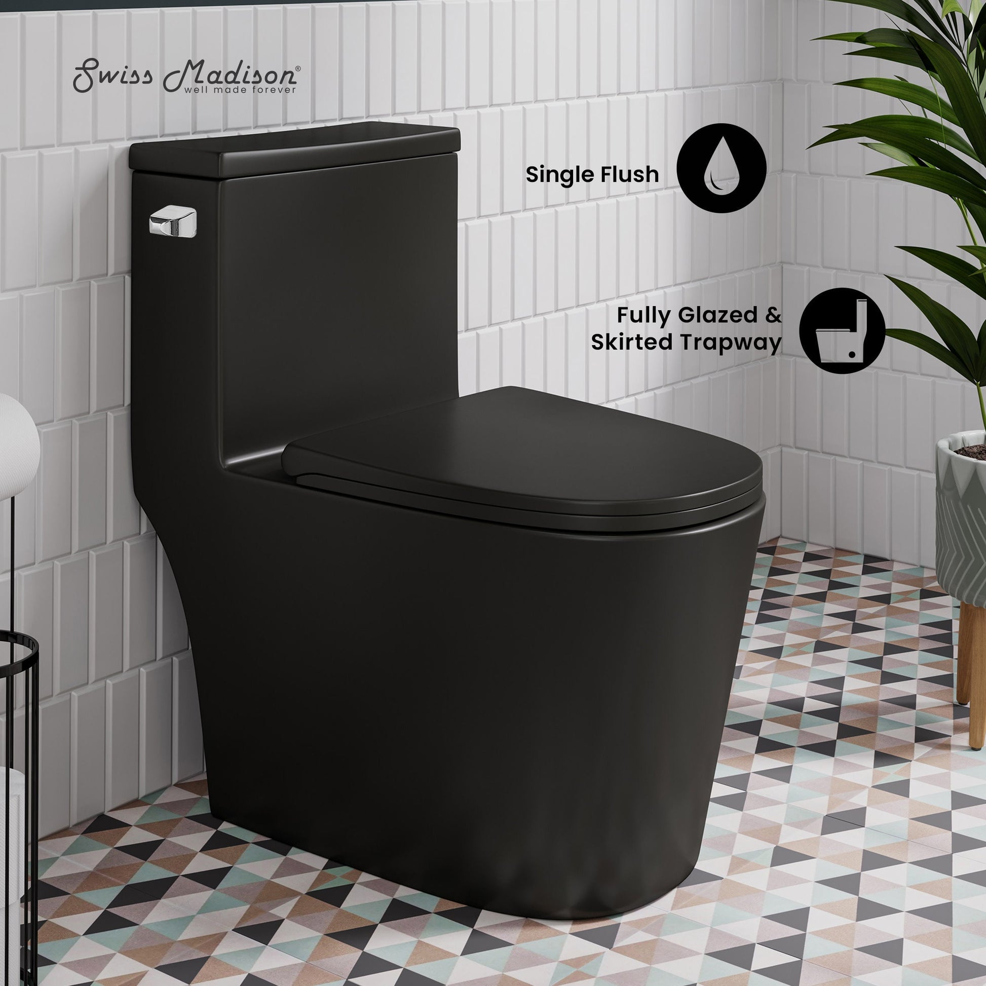 Matte Black / Single - Left