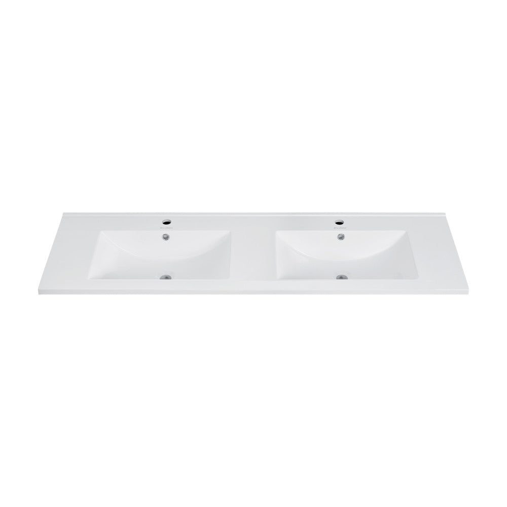 Glossy White / 1-Hole / Center