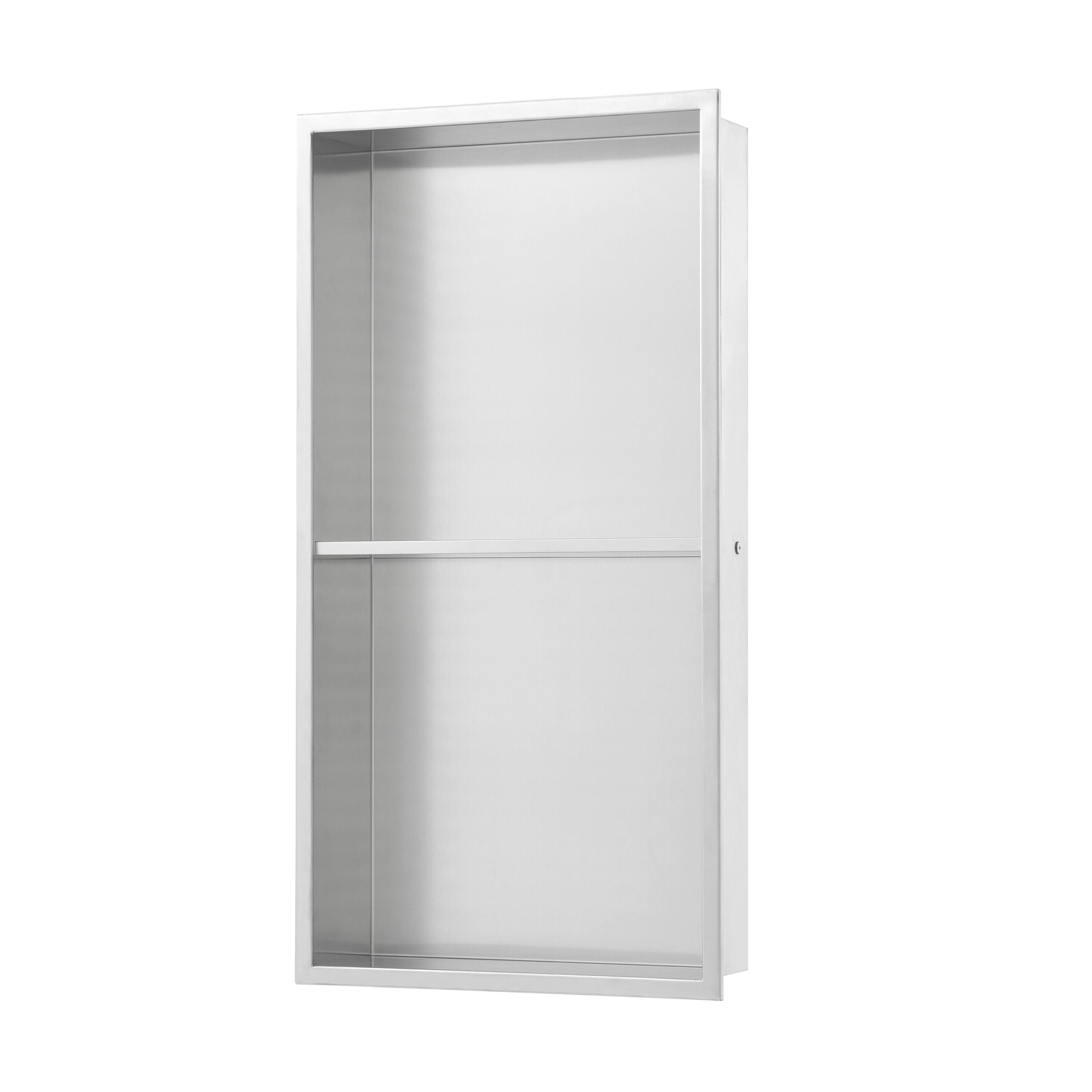 Matte Chrome / Double Shelf