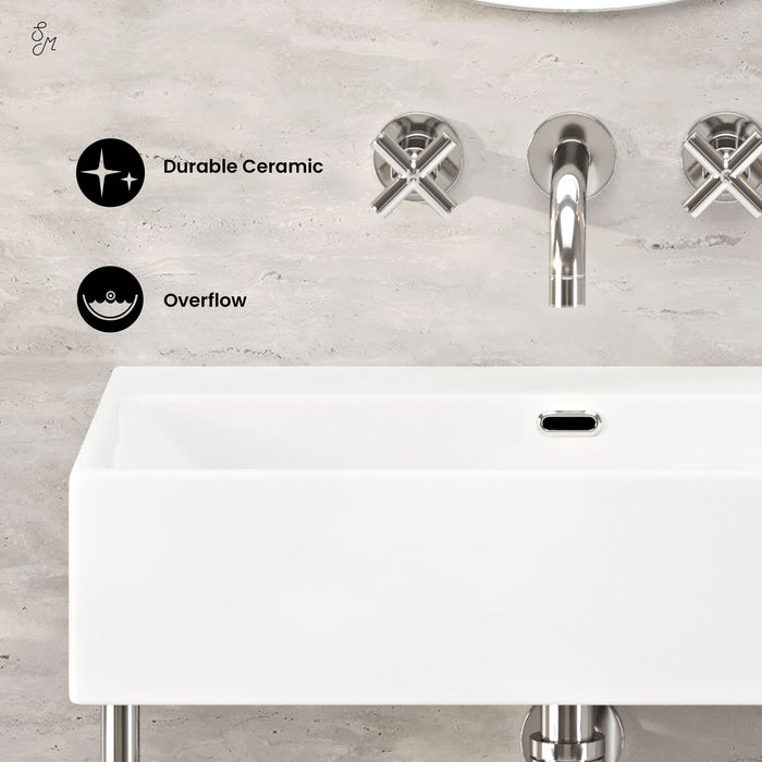 Polished Chrome / White