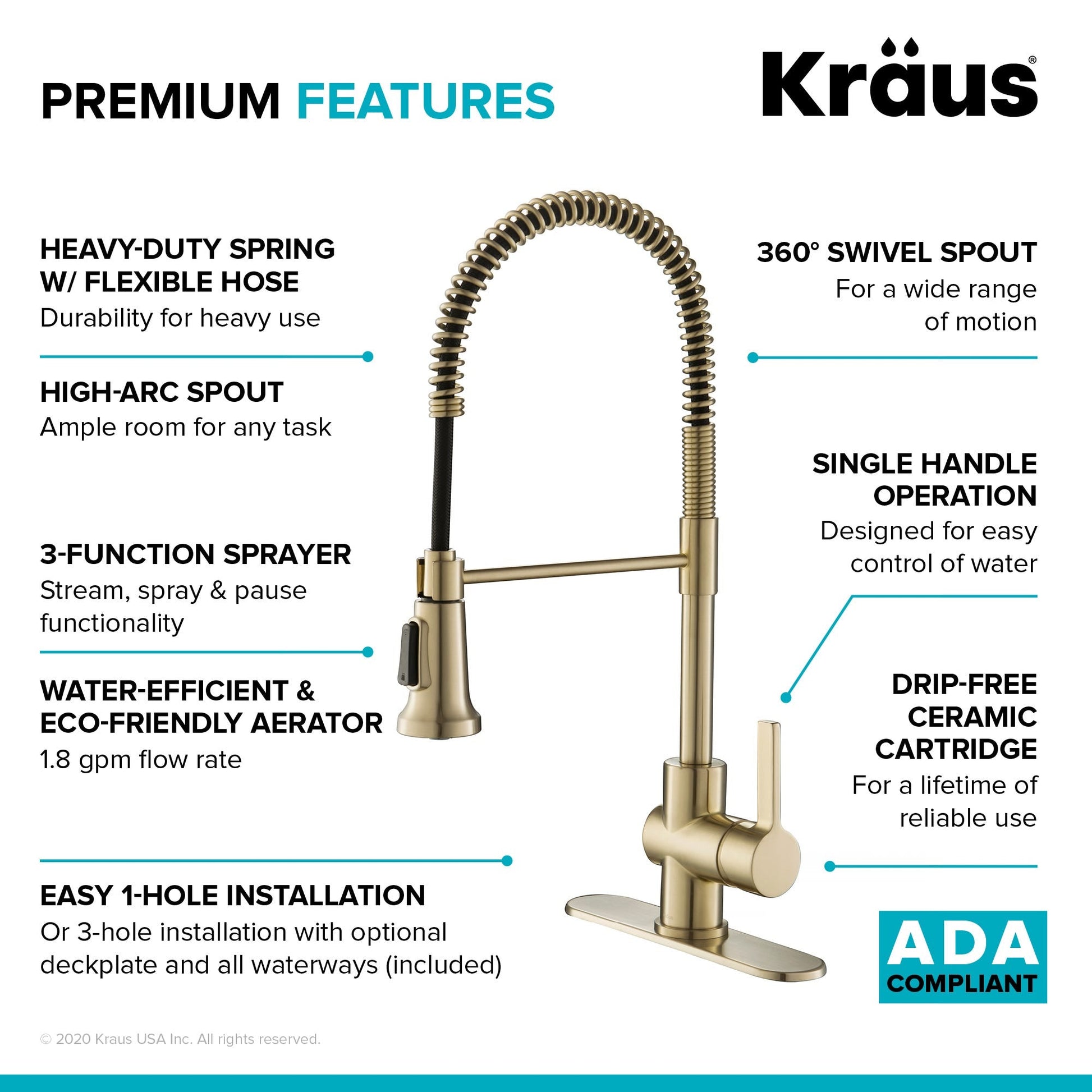 Spot Free Antique Champagne Bronze