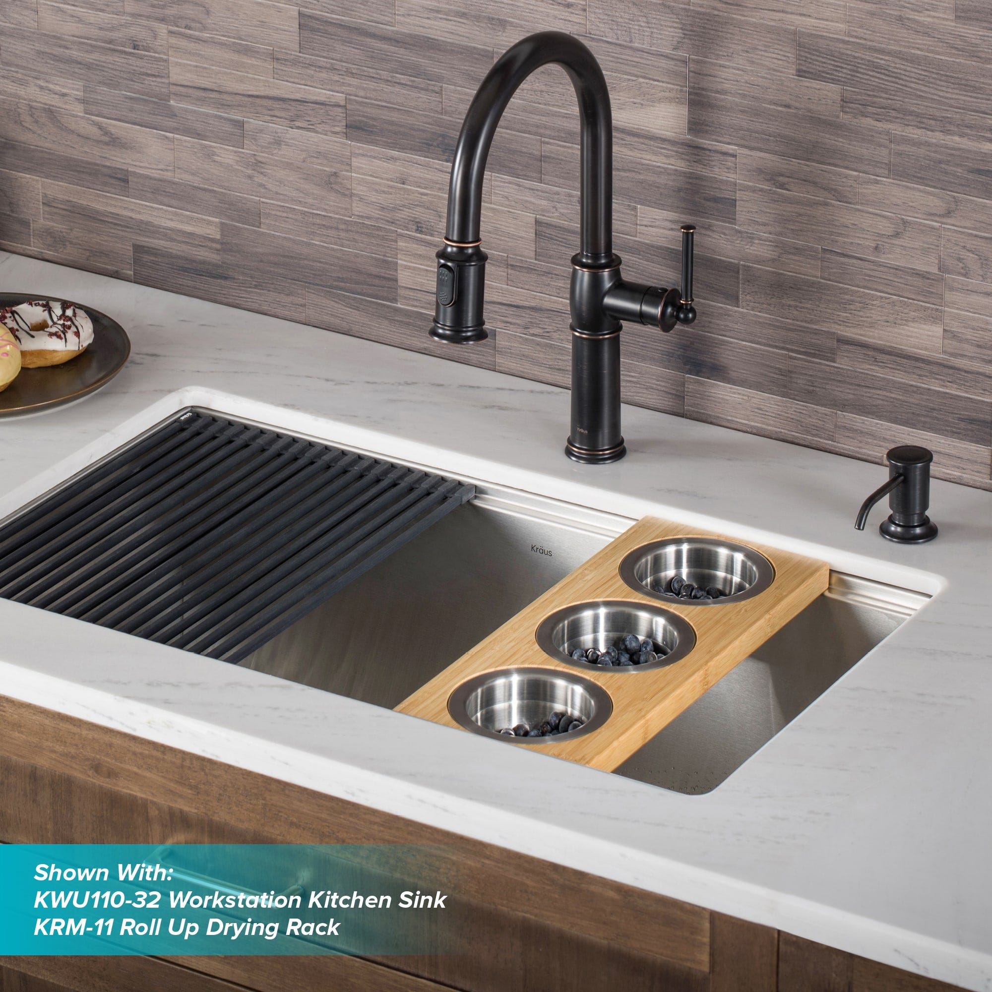 Kraus Sellette Single Handle Deck-mount Pull-down Kitchen Faucet