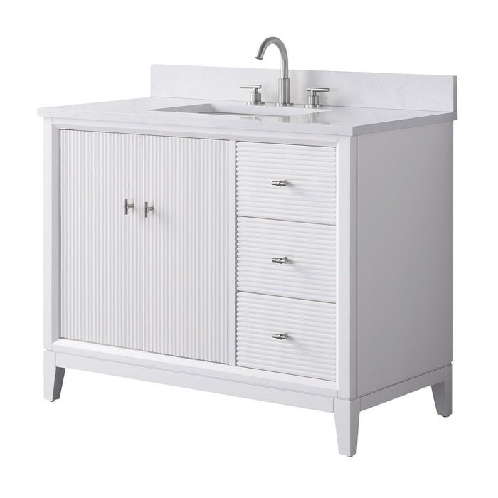 Linear White / Brushed Nickel