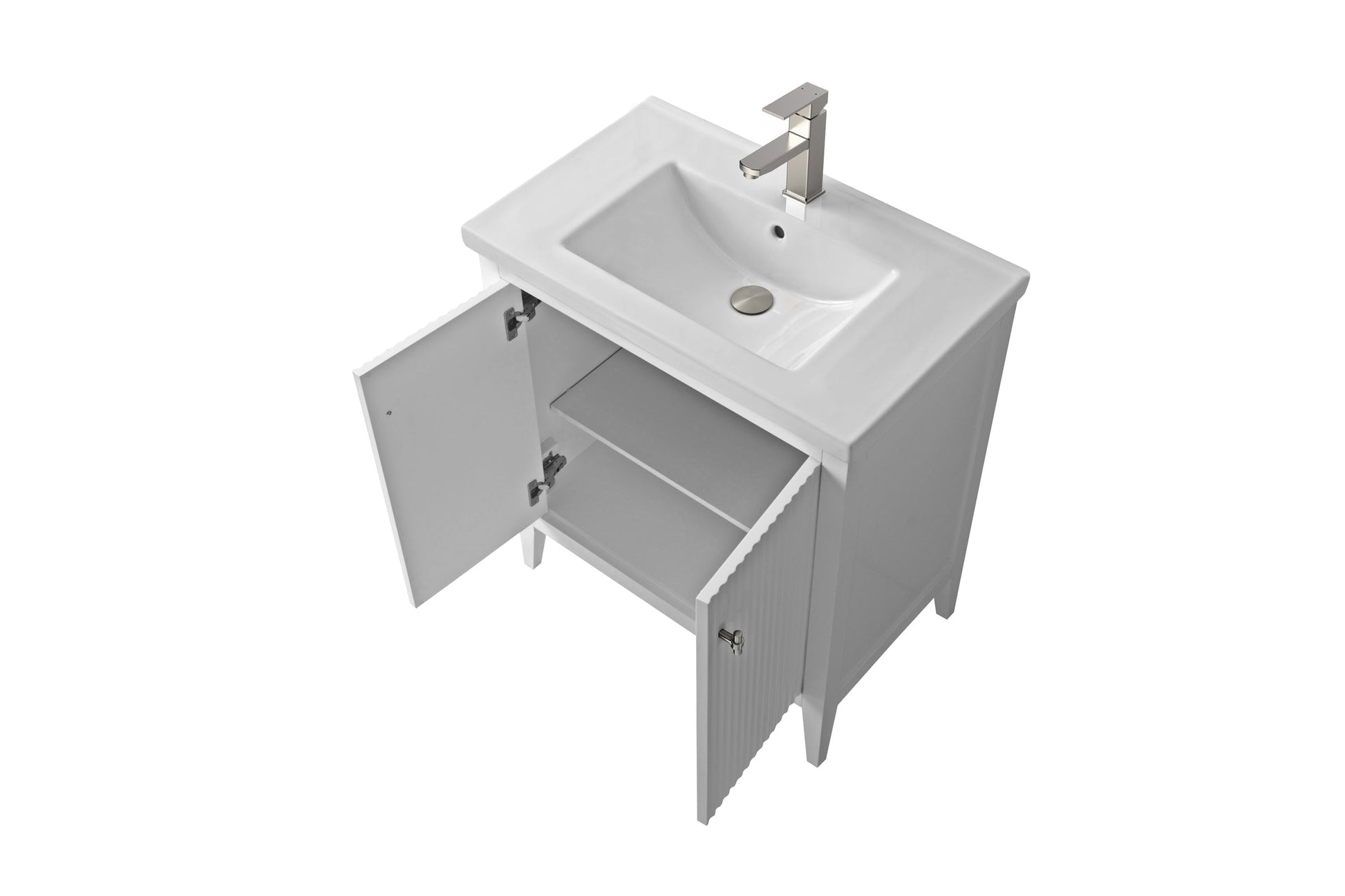 White / Brushed Nickel