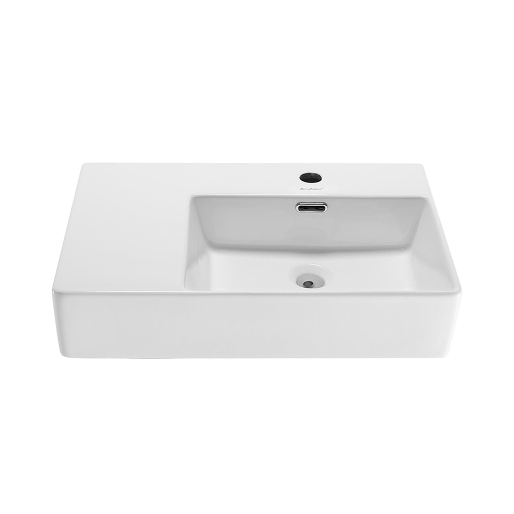 Glossy White / 1-Hole / Right