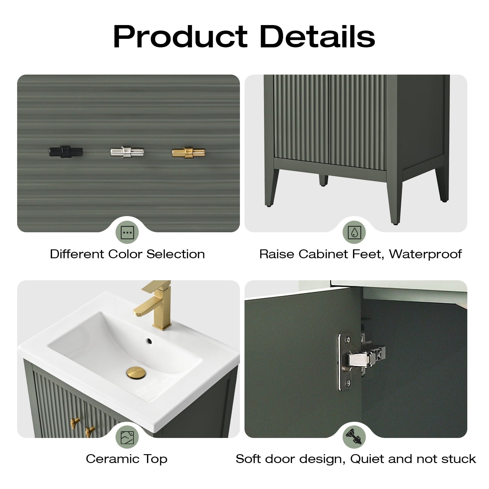 Linear Vintage Green / Matte Black