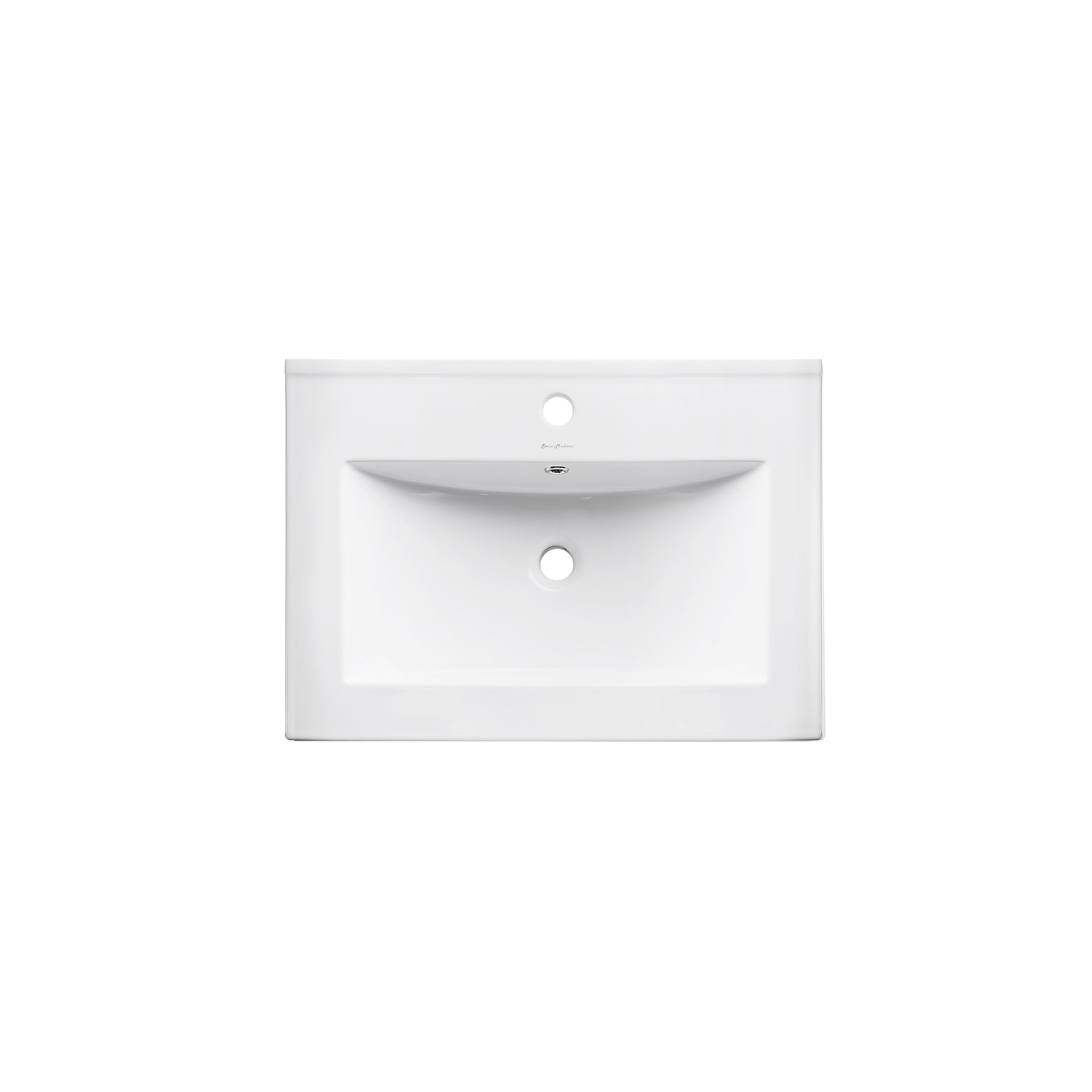 Chrome / White / 1-Hole