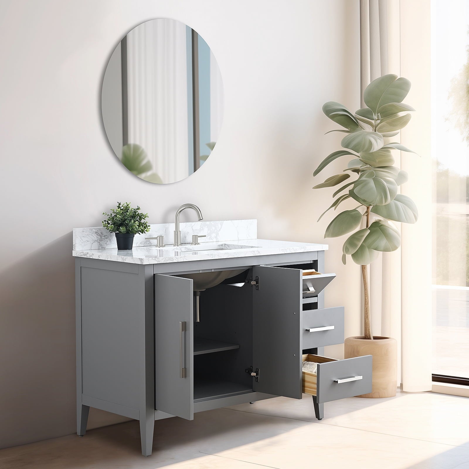 Cashmere Gray / Brushed Nickel