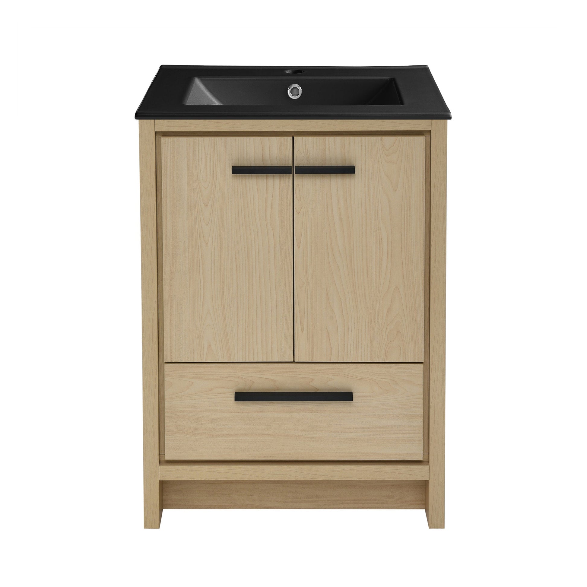 Natural Oak / Matte Black / 1-Hole